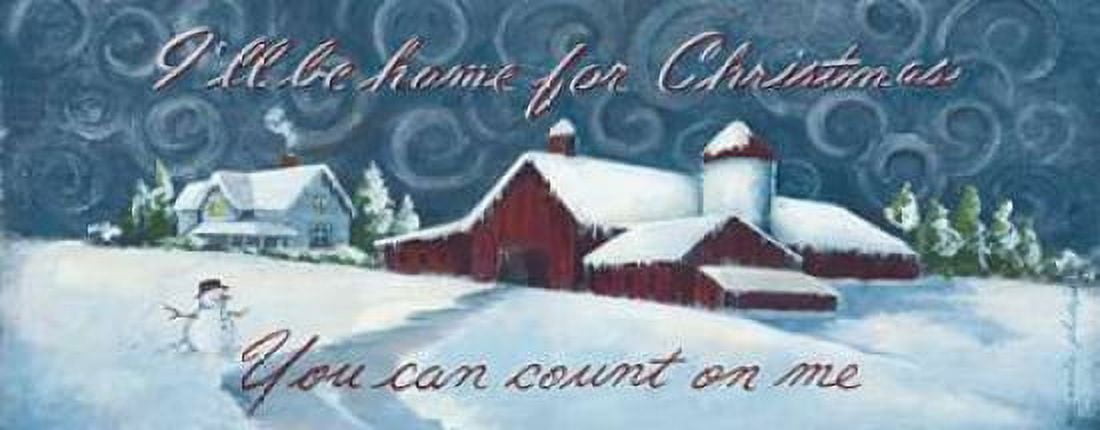 Home for Christmas Canvas Art - Anita Phillips (10 x 20)
