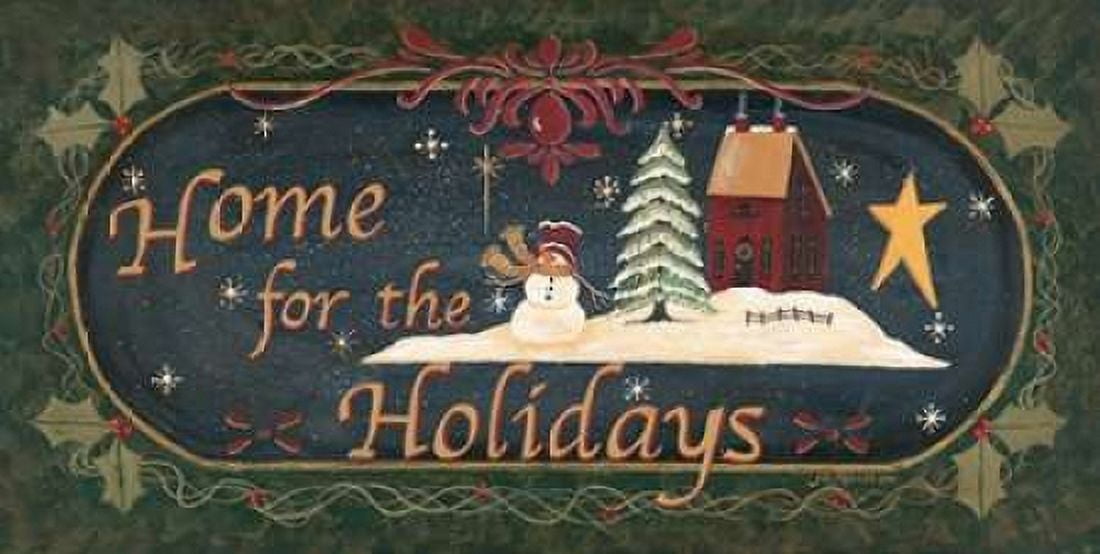 Home for Holidays Canvas Art - Jo Moulton (24 x 36)