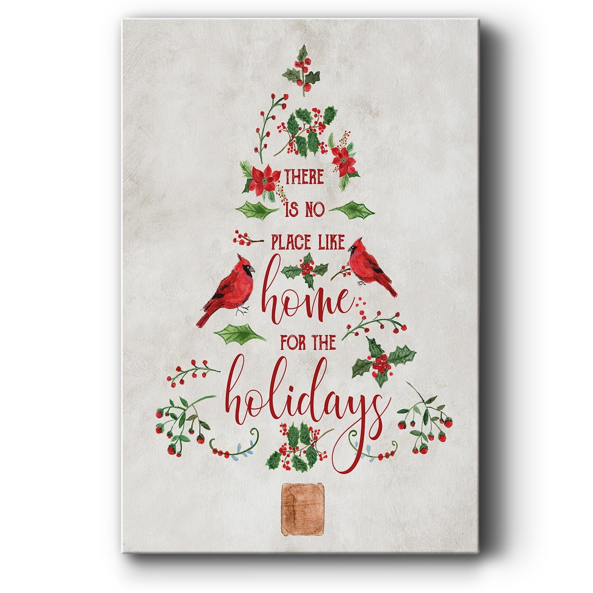 Home for the Holidays Tree- Gallery Wrapped Canvas