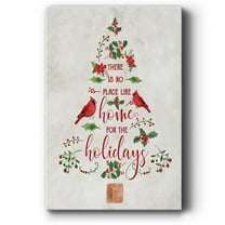 Home for the Holidays Tree- Gallery Wrapped Canvas