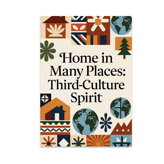 Home in Many Places: Third-Culture Spirit - Multicultural Decor Enthusiast - 13x19 Poster Print