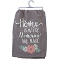 thumbnail image 1 of Home is Where Memories Are Made Gray Kitchen Dish Towel, 1 of 2