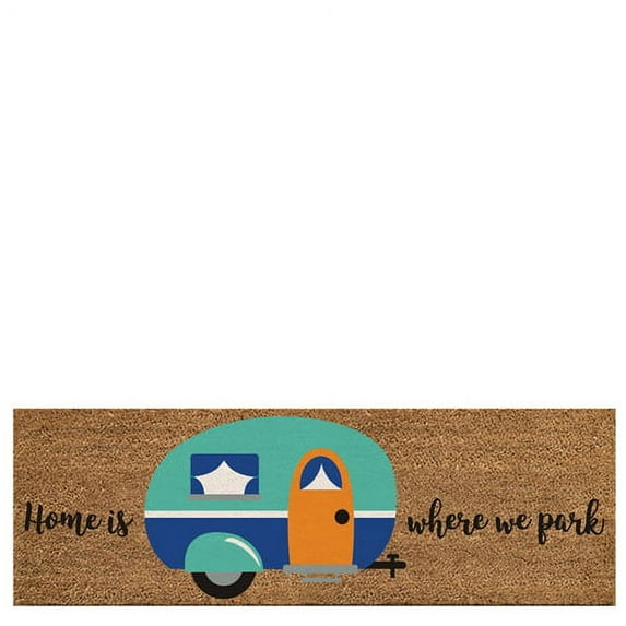 Home is Where We Park Coir Switch Mat