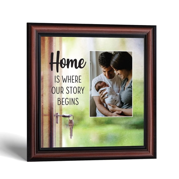 Housewarming Gift Picture Frame, Home Is Where Our Story Begins