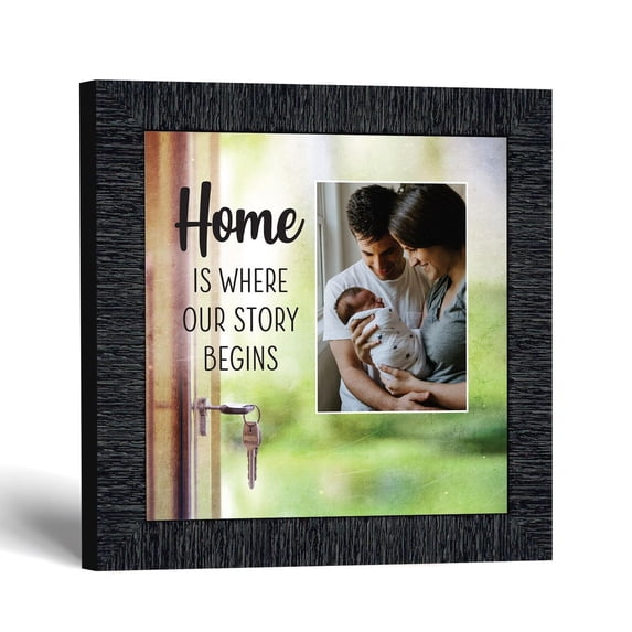 Housewarming Gift Picture Frame, Home Is Where Our Story Begins