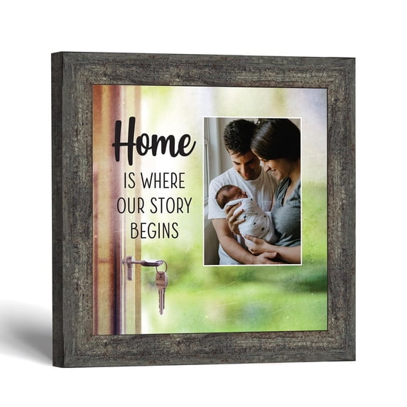 Housewarming Gift Picture Frame, Home Is Where Our Story Begins