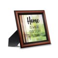 thumbnail image 1 of Home is Where Your Story Begins, House Warming Gift for New Home Owners, Decorative Family Picture Frame, 8733W, 1 of 8