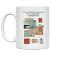 thumbnail image 1 of Home is Where the Souvenirs Are - Travel Enthusiast - 11 oz Ceramic Coffee Mug, 1 of 3