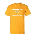 thumbnail image 1 of Home is Where the WiFi Connects Automatically Graphic Tees Lover Gift Saecastic Funny T Shirt For Men, 1 of 5