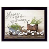 Home is not a Place by Susan Boyer Print Wall Art Wood Multi-Color