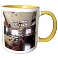 thumbnail image 1 of Home is where the dog is with a Shih Tzu sitting on the tan couch 15oz Two-Tone Yellow Mug mug-301801-13, 1 of 3