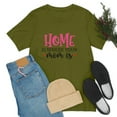 thumbnail image 1 of Home is where your Mom is Mother's day Unisex Jersey Short Sleeve Tee, 1 of 10