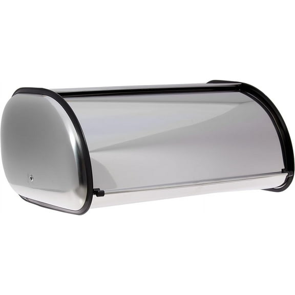 Home-it Stainless Steel Bread Box for kitchen, bread bin, storage holder 16.5x10x8
