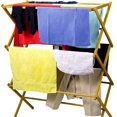 thumbnail image 1 of Home-it Wooden Clothes Drying Rack for Laundry - Collapsible Folding Bamboo Laundry Drying Rack for Drying Clothes - Heavy Duty Pre Assembled, 1 of 7