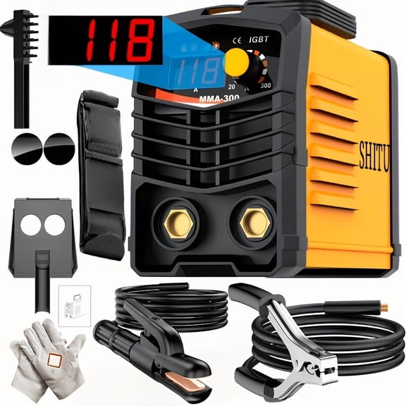 Home mini welding machine 110V, small fully automatic, DC inverter, portable welding machine multiple sets, convenient and easy to use, easy to get started