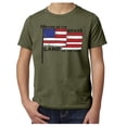 thumbnail image 1 of Home of The Free Because of the Brave Kid's 4th of July Shirts, Graphic Tees - Olive MH200YPATRIOT S28 S, 1 of 3