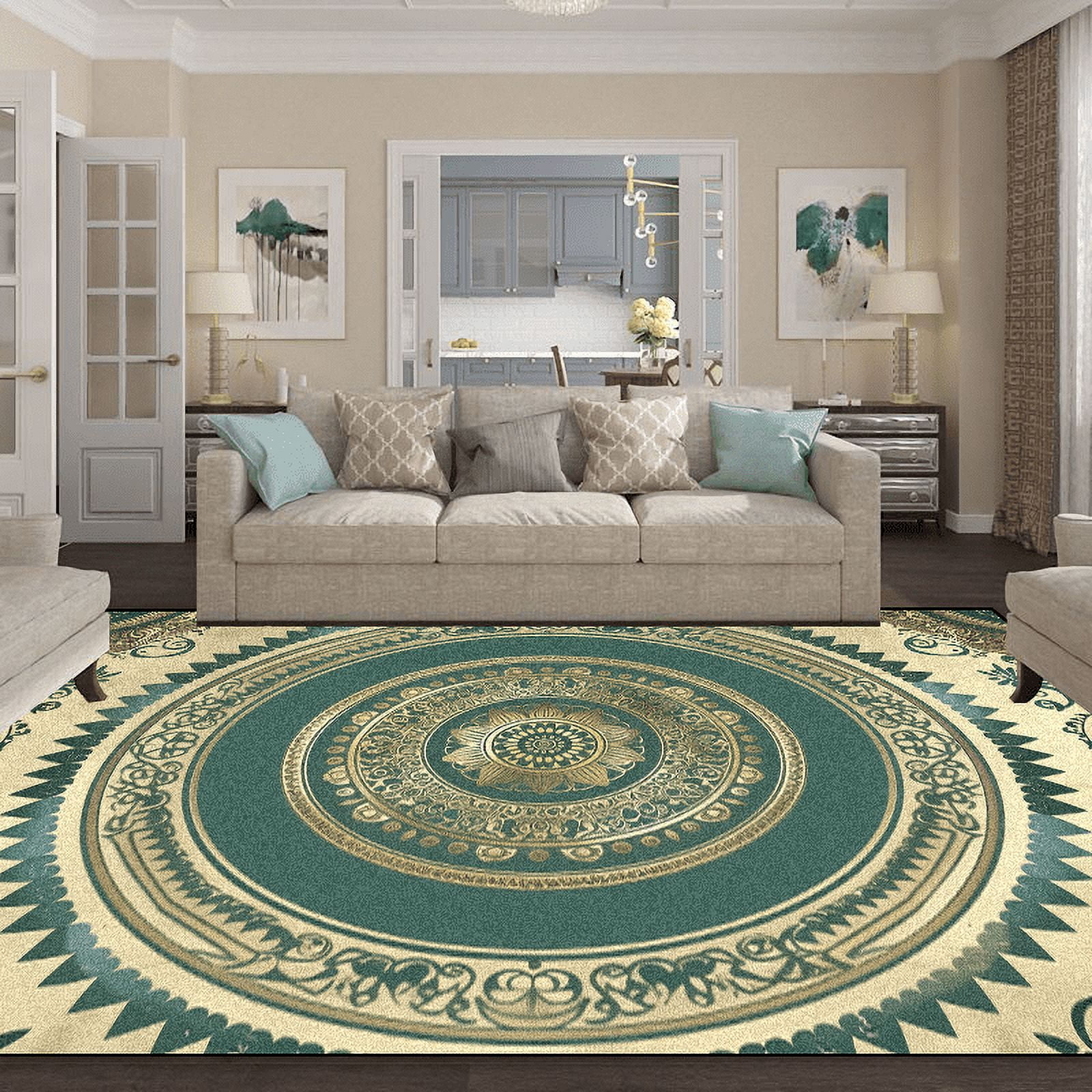 Home r European Style Rugs Living Room ration Abstract Carpets Hall ...