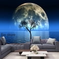 thumbnail image 1 of Home r Forest Night Ceiling Tapestry Wall Hanging Psychedelic Tree and Moon Fabric tapiz, 1 of 7