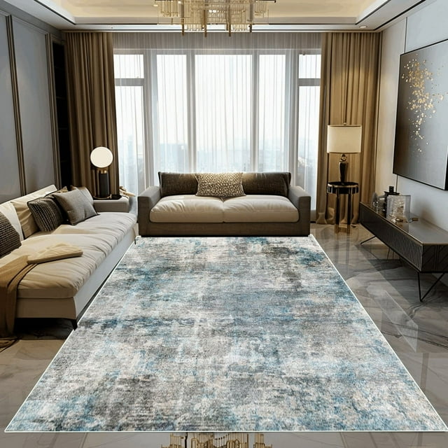 Home ration Abstract Grey Carpets Living Room Sofa Area Rugs Parlour