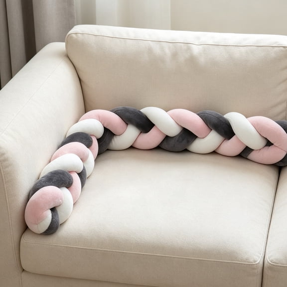 Home sofa decoration knot braid. Braided Decorative Pillow' or 'Knot Cushion