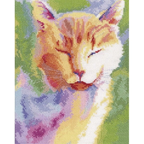 Home Sun Counted Cross Stitch Kit-6.75"X8.5" 14 Count