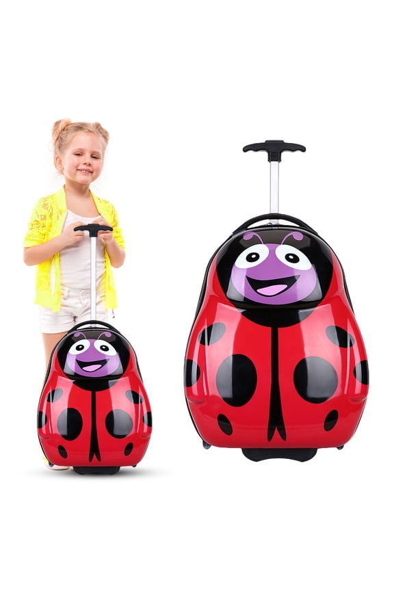 Home textile storage,16 Inch Children's Trolley Case Cartoon Animatio N Baby Suitcase Large Capacity Single Pole Cabin Case Storage Box