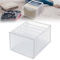thumbnail image 1 of Home textile storage,Wardrobe Clothes Organizer Grids Washable Wardrobe Clothes Organizer Jeans Compartment Storage Box Foldable Closet Drawer Organizer Clothes Drawer Mesh Separation Box, 1 of 9