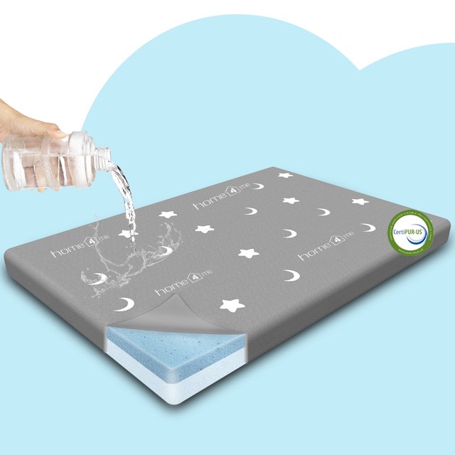 Home4me Pack n Play Mattresses 38" x 26"x 3'', Dual Sided Memory Foam