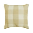thumbnail image 1 of The HomeCentric Beige And Ivory White Large Gingham Checks, Plaid Couch Cushion Cover, 12 x 12 Buffalo Checks Cotton Pillow Cover, Beige Pillow Cover Pack of 2, 12x12 inch (30x30 cm) - Beige Plaid, 1 of 6
