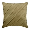 thumbnail image 1 of The HomeCentric Contemporary Dark Beige Pillow Cover 12"x12" Faux Suede Pillow Cover Couch Textured Pintucks Solid Pillow Beige Pillow Cover Pack of 2 12x12 inch (30x30 cm) - Contemporary Dark Beige, 1 of 4