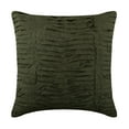 thumbnail image 1 of The HomeCentric Cushion Cover Custom Decorative Olive Green Pack of 2 22x22 inch (55x55 cm) Throw Pillow Covers Linen Textured & Pintucks Throw Pillows For Sofa Solid Contemporary - More About Olive, 1 of 3