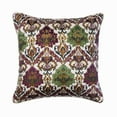 thumbnail image 1 of The HomeCentric Cushion Cover Sofa, Purple Pack of 2, 16"x16" (40x40 cm) Cushion Cover, Velvet Printed Throw Pillow Cover&nbsp;For Sofa, Damask Pattern Victorian Style Easter - Royal Art, 1 of 4