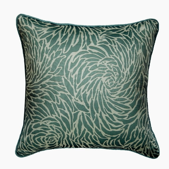 The HomeCentric Cushion Covers Decorative Pillowcases Decorative Pillow Covers Pack of 2 24x24 inch (60x60 cm) Blue Silk Throw Pillow Covers Handmade Pillow Covers Modern Abstract - Soft Whirlpool