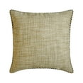thumbnail image 1 of The HomeCentric Decorative Beige Pack of 2, 16"x16" (40x40 cm) Throw Pillows, Jute Lace & Moroccan Throw Pillows For Couch, Solid Pattern Contemporary Style Easter - Jute Weave, 1 of 3