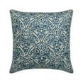 thumbnail image 1 of The HomeCentric Decorative Blue Pack of 2, 16"x16" (40x40 cm) Pillow Covers, Linen Quilted Throw Pillows For Sofa, Floral Pattern Modern Style Easter - Farzeen, 1 of 3
