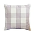 thumbnail image 1 of The HomeCentric Decorative Lavender 16"x16" (40x40 cm) Pillow Covers, Cotton Buffalo Checks, Plaid & Nursrey Pillows Throw Pillows For Sofa, Checkered Pattern Contemporary Style - Lavender Plaid, 1 of 3