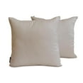thumbnail image 1 of The HomeCentric Decorative Lumbar Pillow Cover Light Gray Pack Of 2, 12"x14" (30x35 cm) Art Silk Plain & Solid Oblong Pillow Cover, Solid Modern Style - Light Gray Luxury, 1 of 5