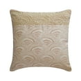 thumbnail image 1 of The HomeCentric Decorative Peach 14"x14" (35x35 cm) Pillow Covers, Jacquard Pearl Embroidery Throw Pillows For Sofa, Abstract Pattern Contemporary Style - Gretel, 1 of 5