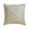thumbnail image 1 of The HomeCentric Decorative Pillow Cases Grey 16"x16" (40x40 cm) Cotton Linen Embroidery, Beaded & Leaf Pattern Throw Pillow Cover For Sofa, Floral Contemporary Style - Gossamer Leaf, 1 of 8