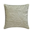 thumbnail image 1 of The HomeCentric Decorative Pillow Cases Silver Grey Pack of 2, 18"x18" (45x45 cm) Jacquard Damask, Victorian & Crystal Embroidery Throw Pillow Cover For Sofa, Damask Modern Style - Evelyn Grace, 1 of 3
