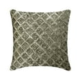 thumbnail image 1 of The HomeCentric Decorative Pillow Cover, Grey Pack of 2, 14x14 inch (35x35 cm) Pillow Covers, Velvet Beaded Throw Pillows For Sofa, Geometric Pattern Modern Style Easter - Chromium, 1 of 5