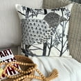 thumbnail image 1 of The HomeCentric Decorative Pillow Cover, Ivory Decorative Sofa Pillow Covers Pack of 2, 16x16 inch (40x40 cm), Art Silk Throw Pillows For Couch, Birds, Modern Throw Pillow Covers Easter - Birdy Heaven, 1 of 12