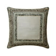 thumbnail image 1 of The HomeCentric Decorative Pillow Cover Pack of 2, 20x20 inch (50x50 cm) Grey, Luxury Light Grey Pillow Cover, 3D Sequins & Beaded Pillow Cover, Square Silk, Traditional Style - Refreshed, 1 of 5