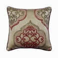 thumbnail image 1 of The HomeCentric Decorative Pillow Covers, Burgundy Pack of 2, 18"x18" Throw Pillow Covers, Jacquard Silk Throw Pillows For Couch, Damask Pattern Victorian Style Easter - Berry Damask Galore, 1 of 9