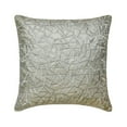 thumbnail image 1 of The HomeCentric Decorative Pillow Covers Silver & Gray 26"x26" (65x65 cm) Jacquard Jacquard, Foil, Embroidered, Mosaic Cushion Covers For Sofa, Geometric Modern Style - Metallic Mosaic, 1 of 5