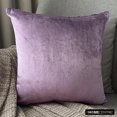 thumbnail image 1 of The HomeCentric Decorative Purple 20"x20" (50x50 cm) Pillow Covers, Velvet Double Side, Linen & Top Zipper Throw Pillows For Sofa, Solid Pattern Modern Style - Velvet Purple Jules, 1 of 10