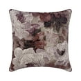 thumbnail image 1 of The HomeCentric Decorative Purple Pack of 2, 16"x16" (40x40 cm) Pillow Covers, Cotton Sequins, Embroidered & Rose Print Throw Pillows For Sofa, Floral Pattern Modern Style Easter - Munstead Wood Rose, 1 of 3