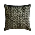 thumbnail image 1 of The HomeCentric Euro Pillow Cases, Grey Pack of 2, 26x26 inch (65x65 cm) Euro Sham, Velvet Chevron & Quilted & Textured Fabric Throw Pillows For Couch, Geometric Modern Style Easter - Concrete Chevron, 1 of 3