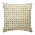 thumbnail image 1 of The HomeCentric Euro Pillows, Ivory Pack of 2, 26x26 inch (65x65 cm) Cushion Cover, Velvet Dotted, Beaded & Gold Foil Pillow Cover&nbsp;For Sofa, Dotted Circles & Dots - Wheeling Around Ivory, 1 of 3