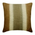 thumbnail image 1 of The HomeCentric Euro Sham Pillow, Beige Pack of 2, 26x26 inch (65x65 cm) Throw Pillow Covers, Linen Quilted & Striped Throw Pillows For Couch, Ombre Pattern Modern Style Easter - Quilted Ombre, 1 of 3